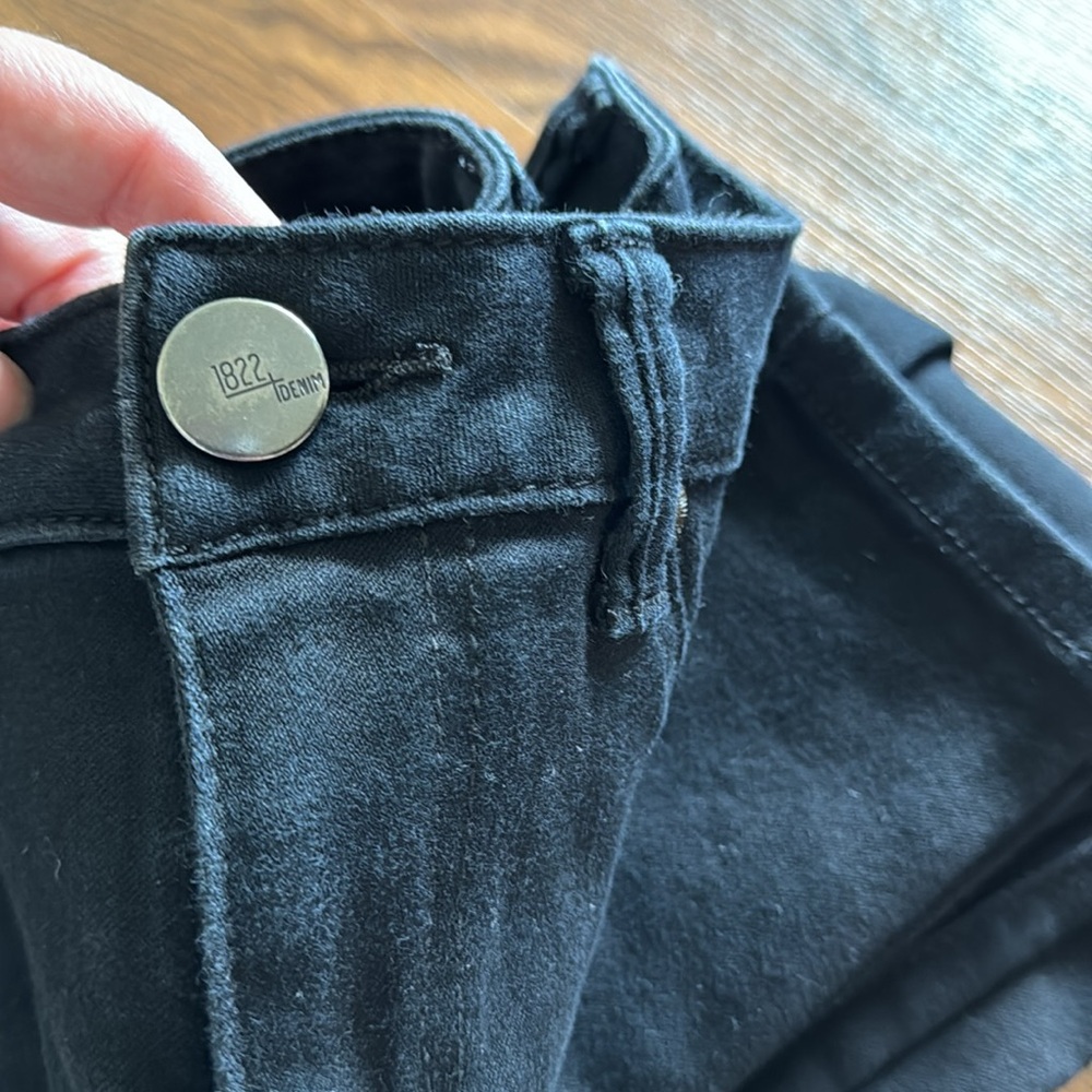 1822 Denim size 4 black skinny jeans - Picture 8 of 8
